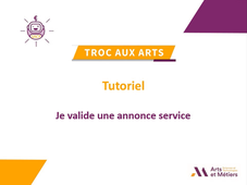 Tuto - Valider une annonce de service.mp4