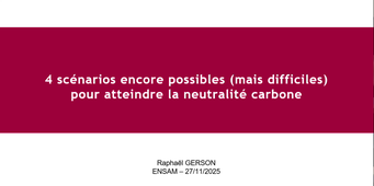 Webinaire : Les scénario de transition 2050 de l’ADEME