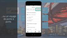Réserver un voyage de porte à porte sur mobile